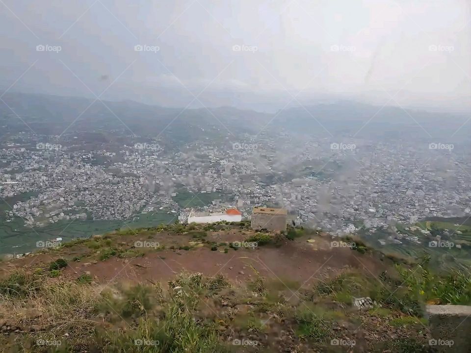 Glory be to God, the magnificent and picturesque view and the natural green trees are a view that is nothing more wonderful than it
