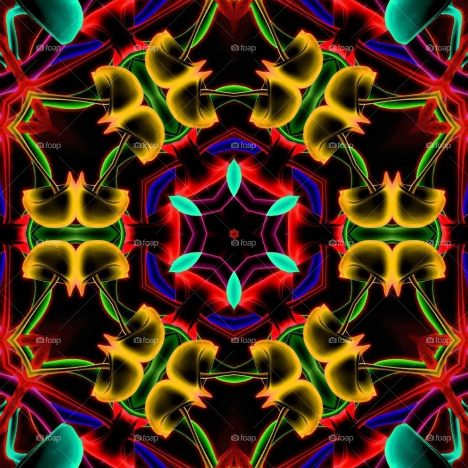 psychedelic kaleidoscope