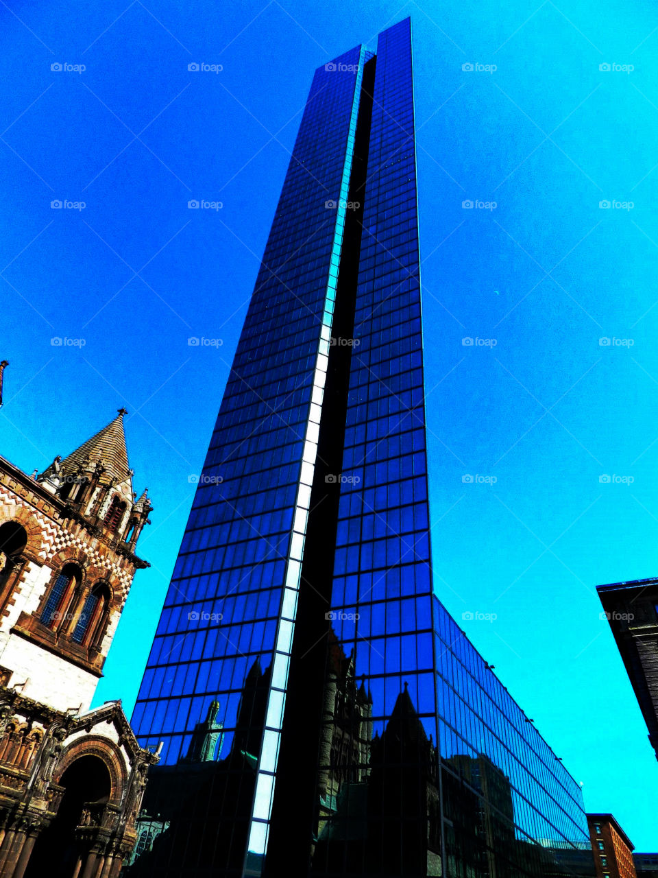 Towering Boston Building