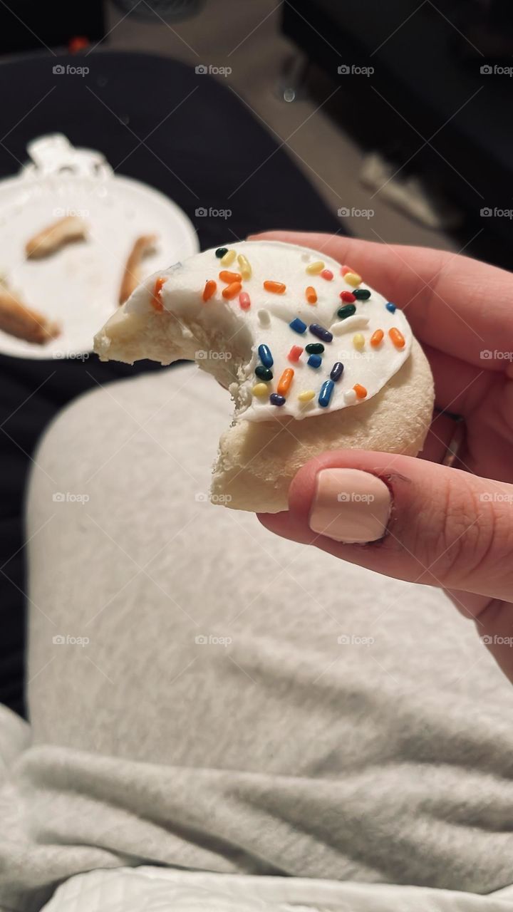 Frosted sugar cookie 