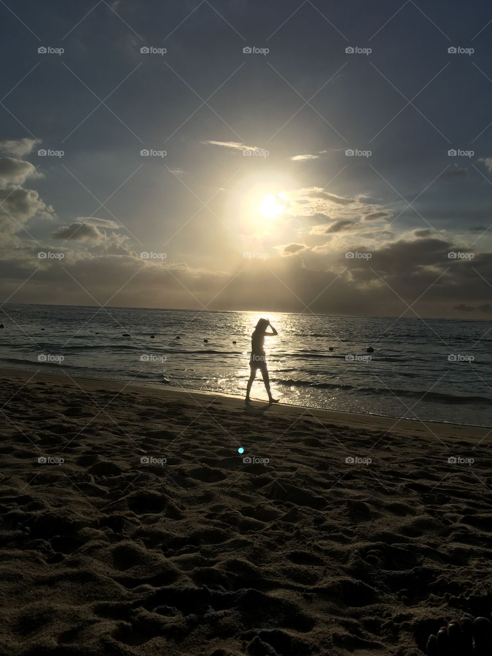 Beach contemplation as the sun shines on.