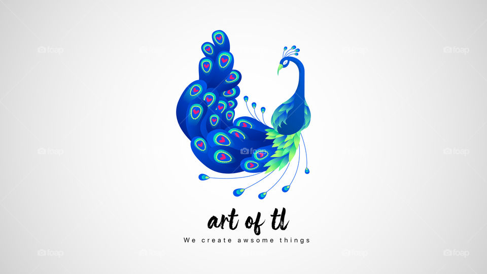Logo design art of tl