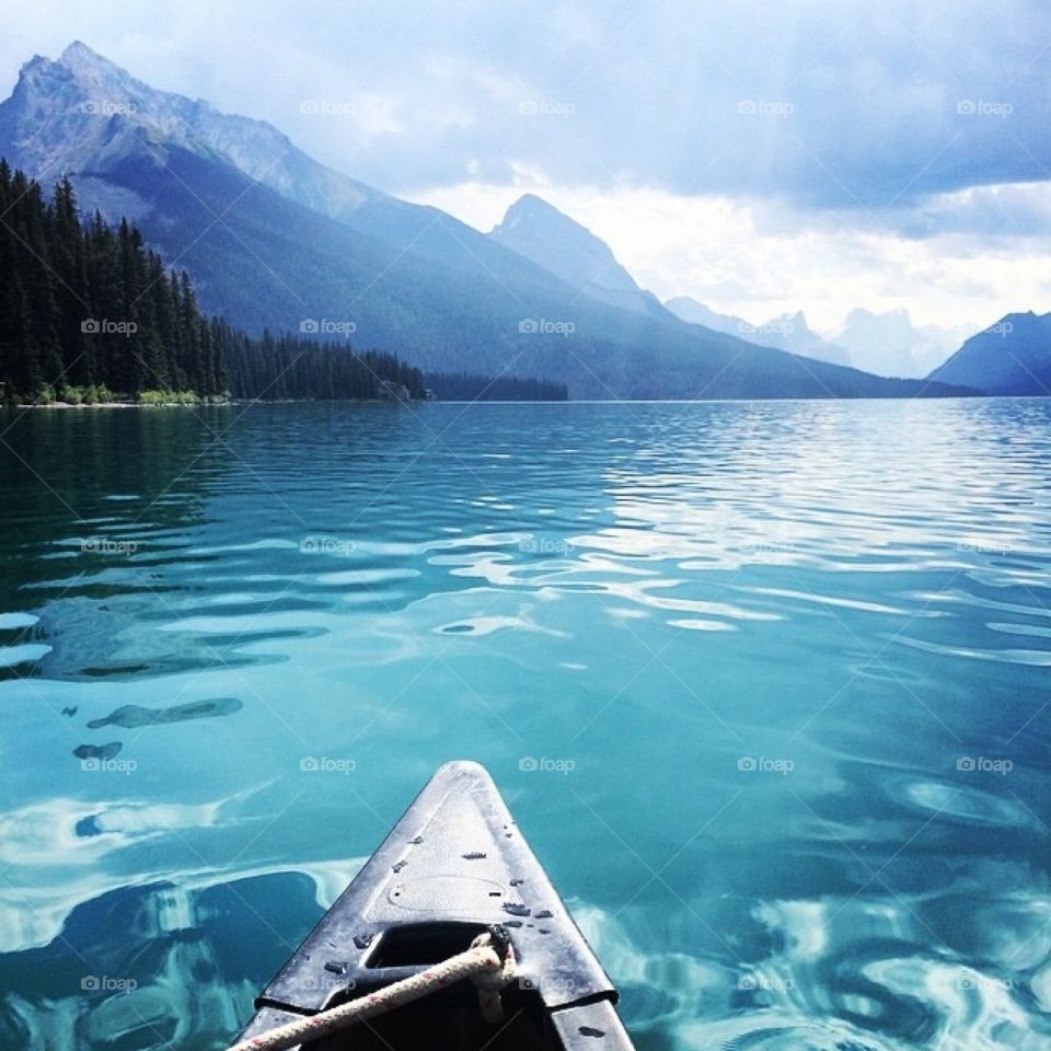 Canoeing in the mountains! 