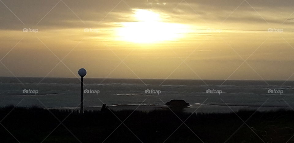 couché de soleil à Berck