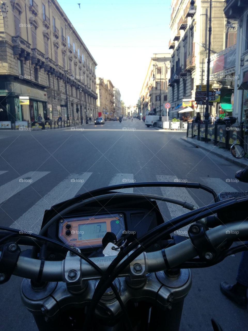 Ride in Via Roma in Palermo