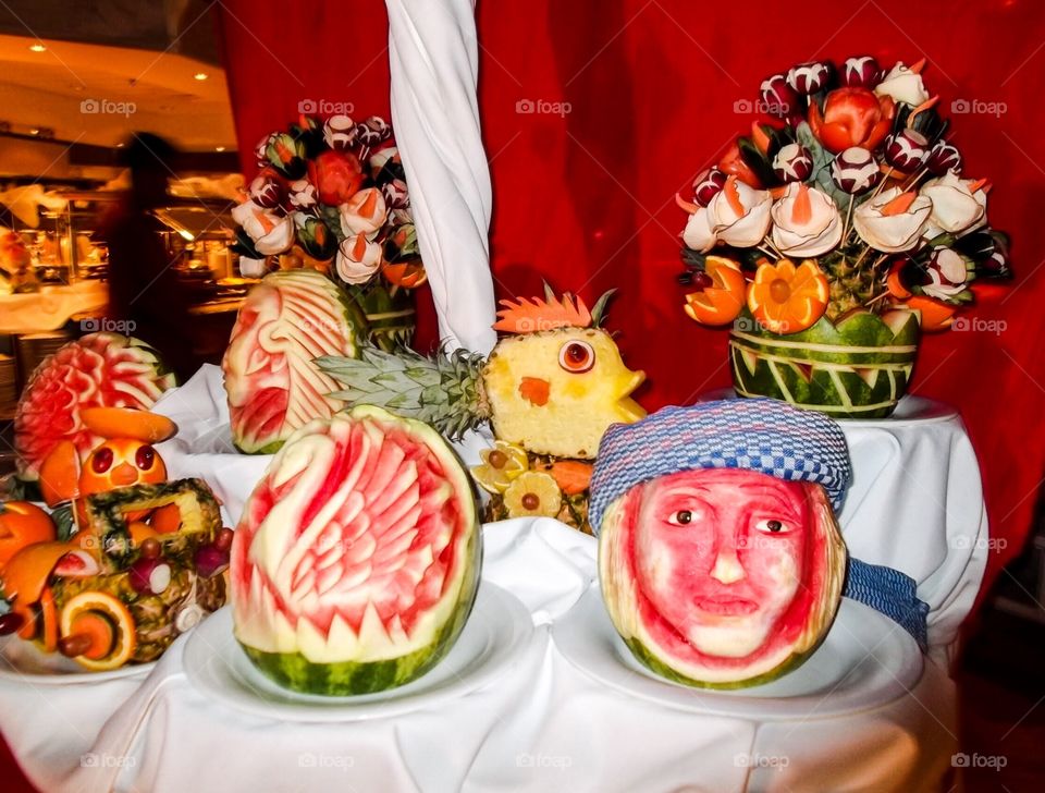 Food arts
Arts made of fruits and vegetables 