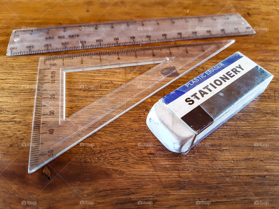 Stationary used with maths exams