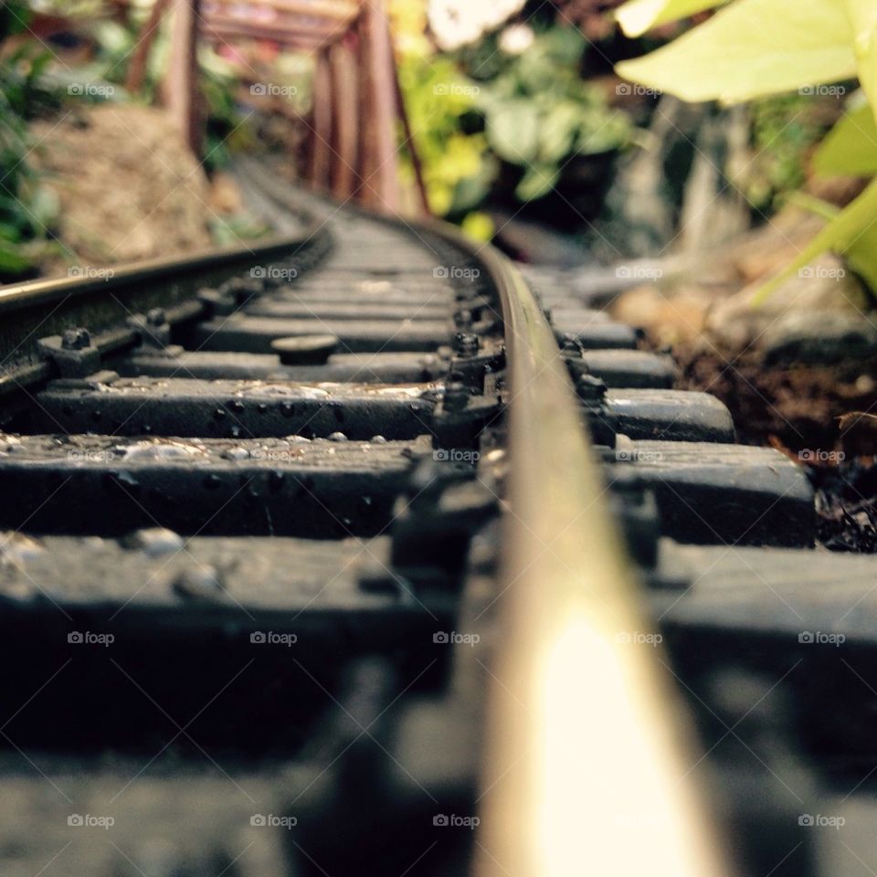 Toy train tracks