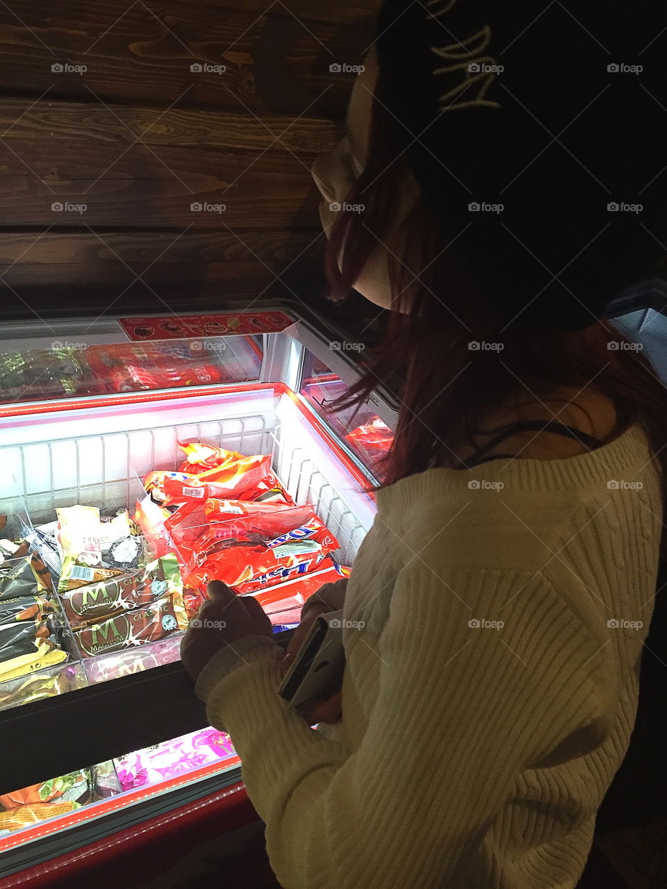 Buying ice cream