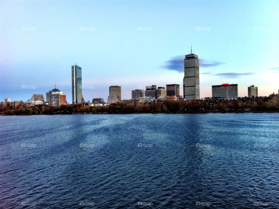 river boston skyline tower by pixelakias