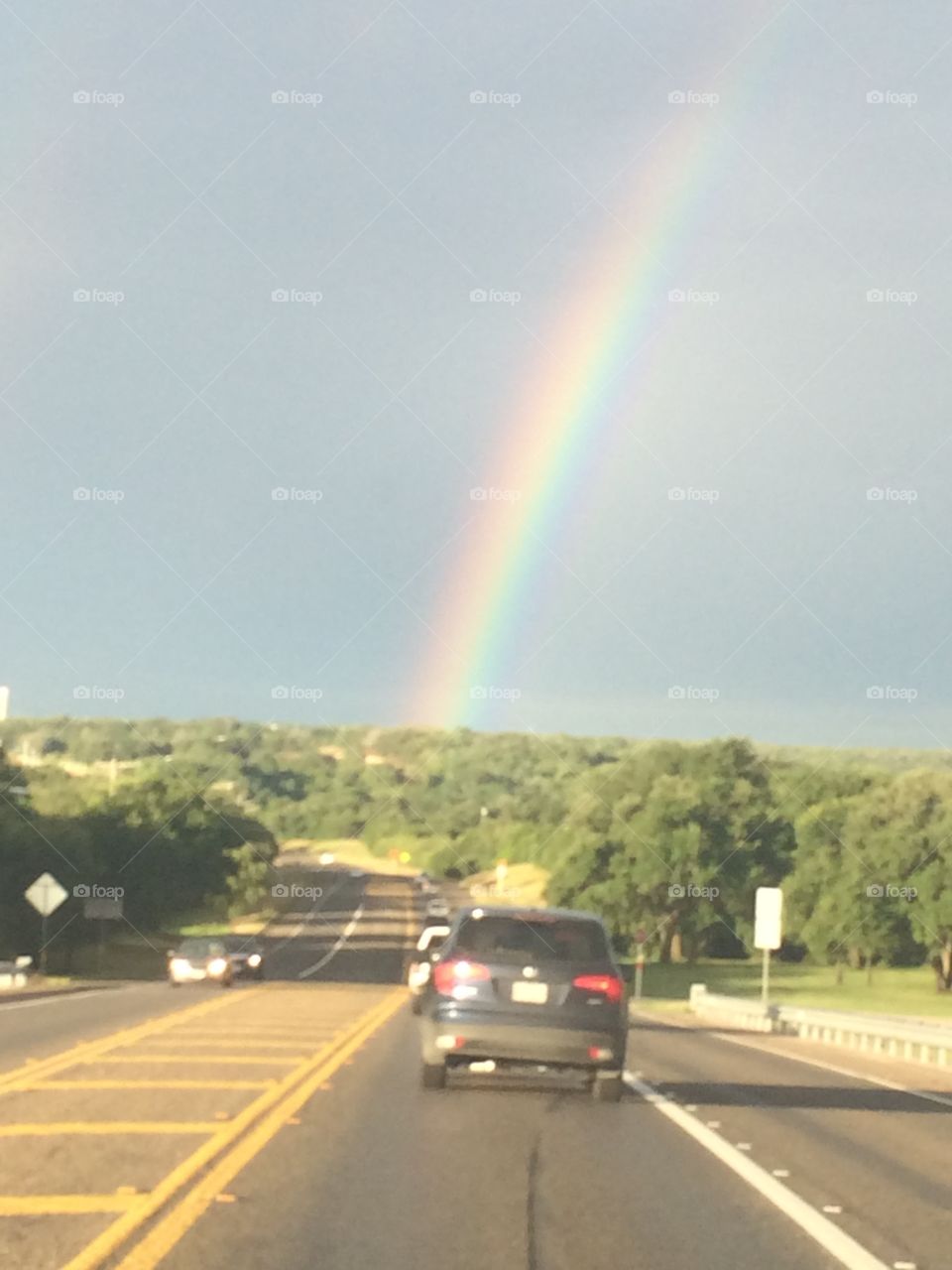 rainbow over texas
