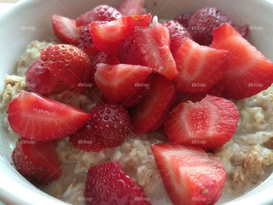 healthy breakfast 🍓🍚