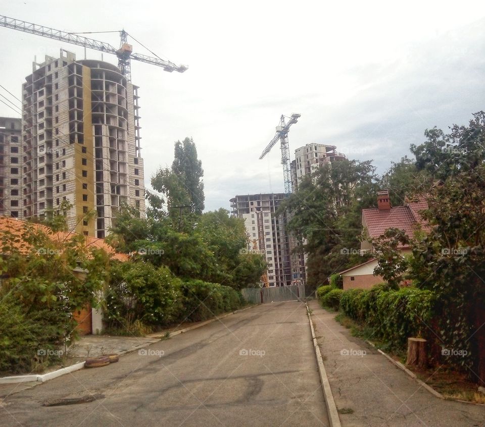улица стройка street building