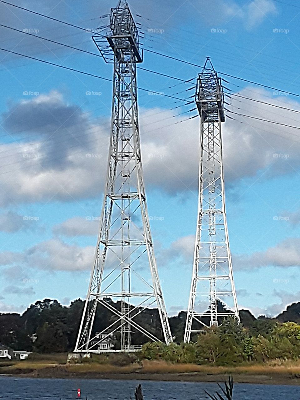 High Voltage Towers...South Shore , Massachusetts
