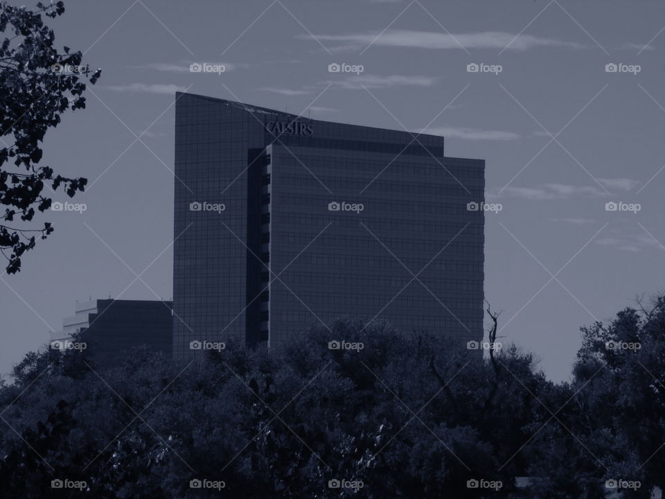 Sacramento River Walk building. out in downtown Sacramento