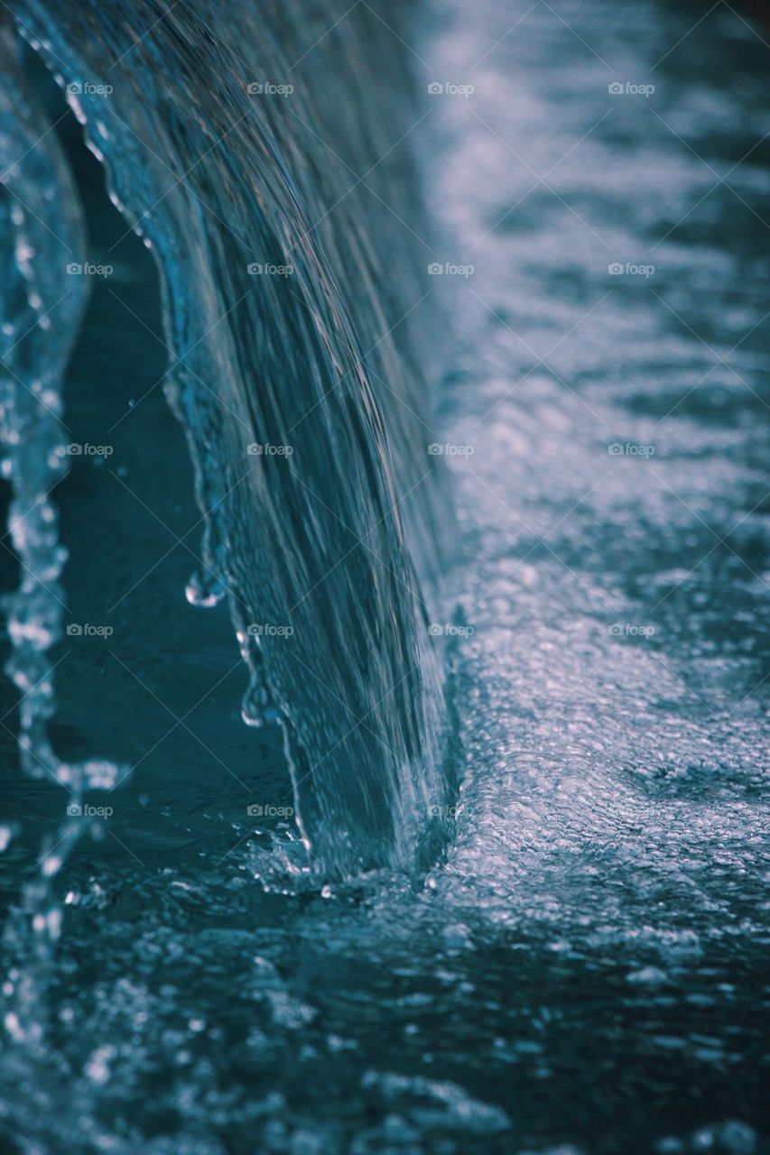 Water in motion: waterfall