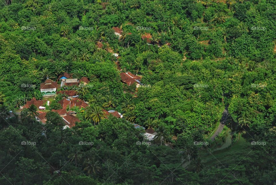 village from above Pengger.