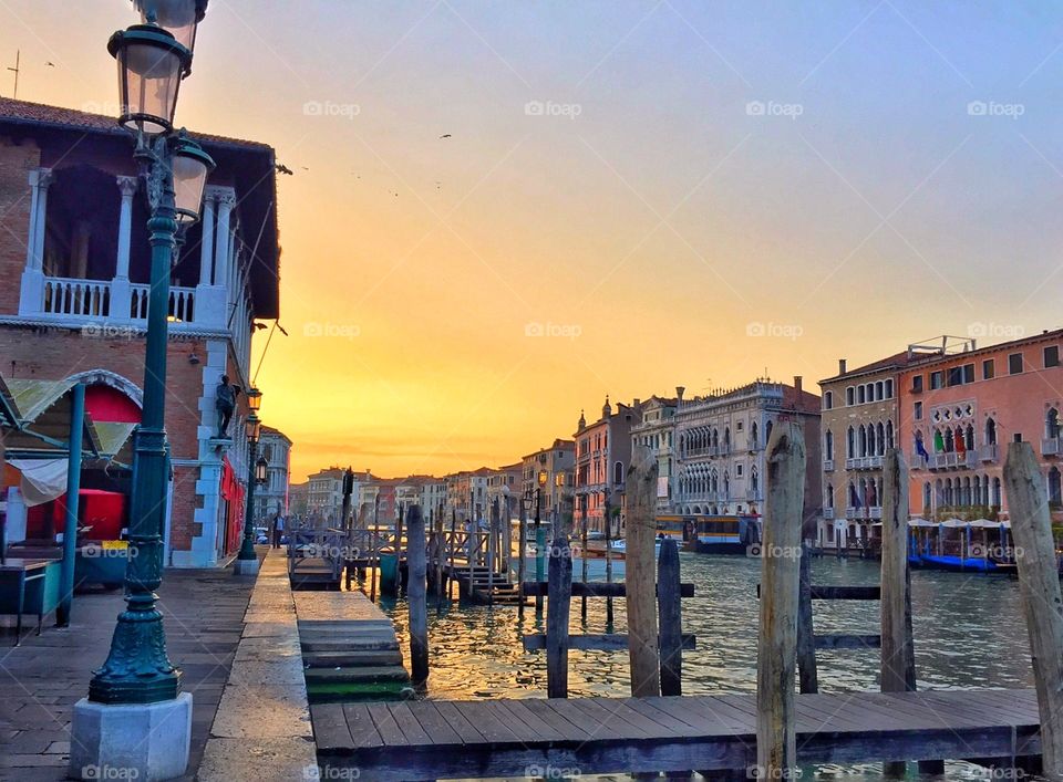 Venice sunset 