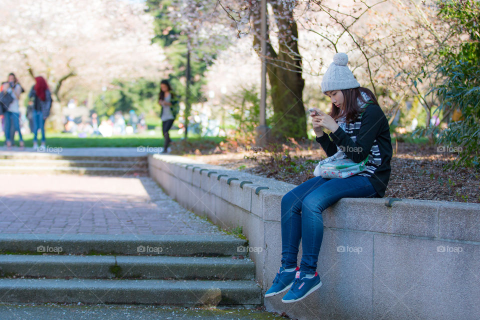 Girl in the park 