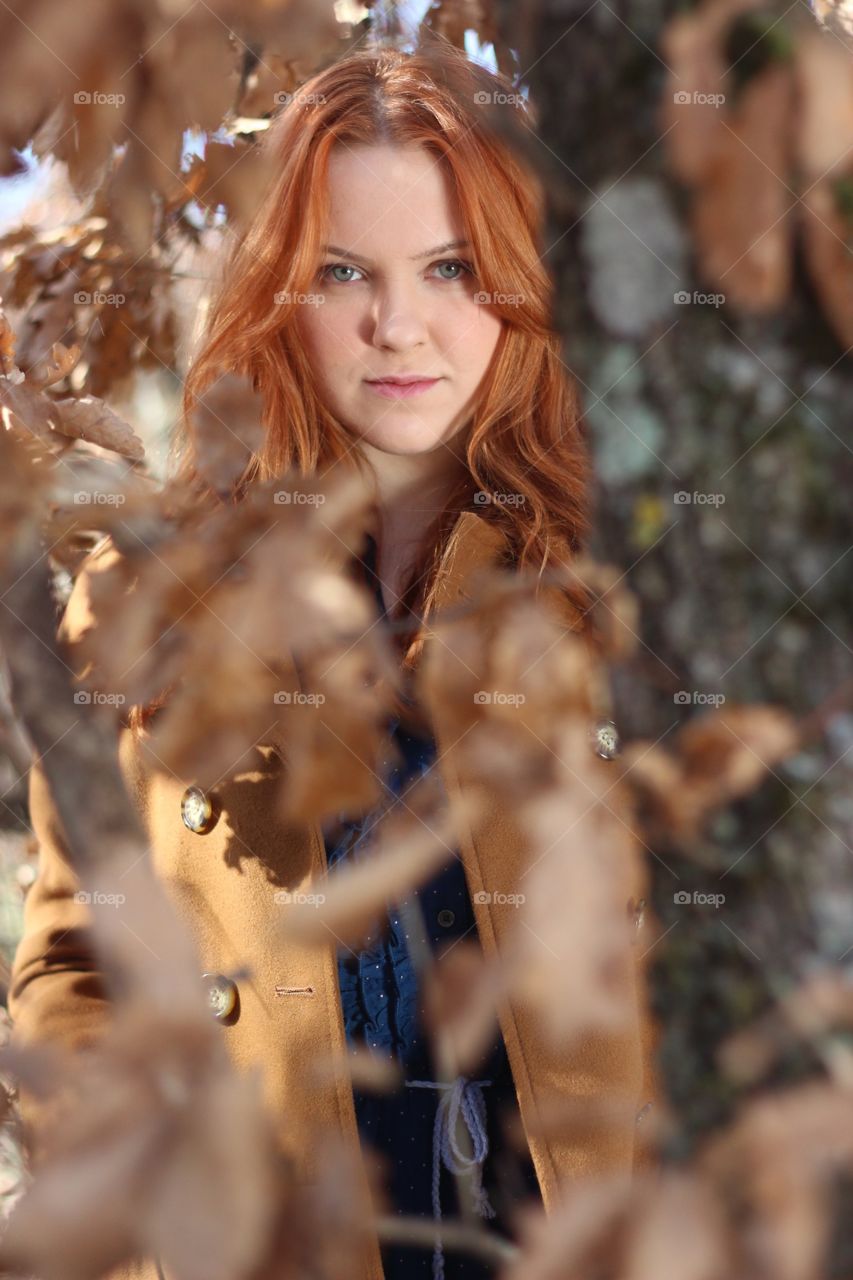 Portrait of a beautiful woman