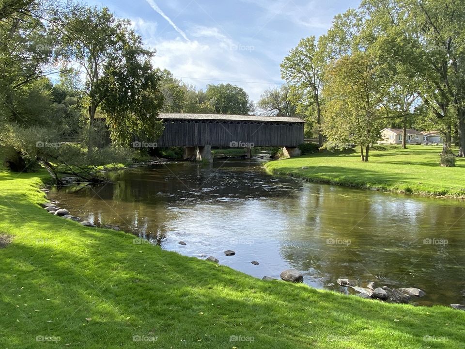 Ceder Burg covered bridge