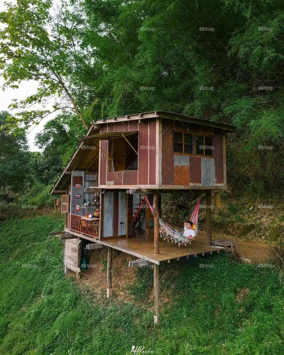 Glory be to God, the magnificent and picturesque view and the natural green trees are a view that is nothing more wonderful than it