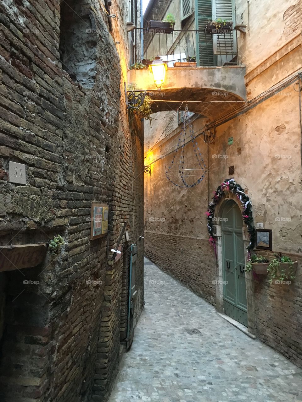 Grottammare, alley view