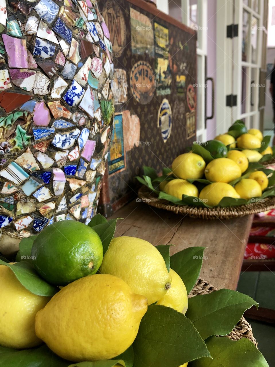 Foap Mission Fruits! Decretive Lemons and Limes as Table Decorations 