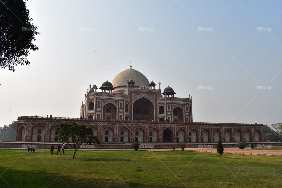 Humayun tomb in Delhi. beautiful architecture a similar like taj Mahal.