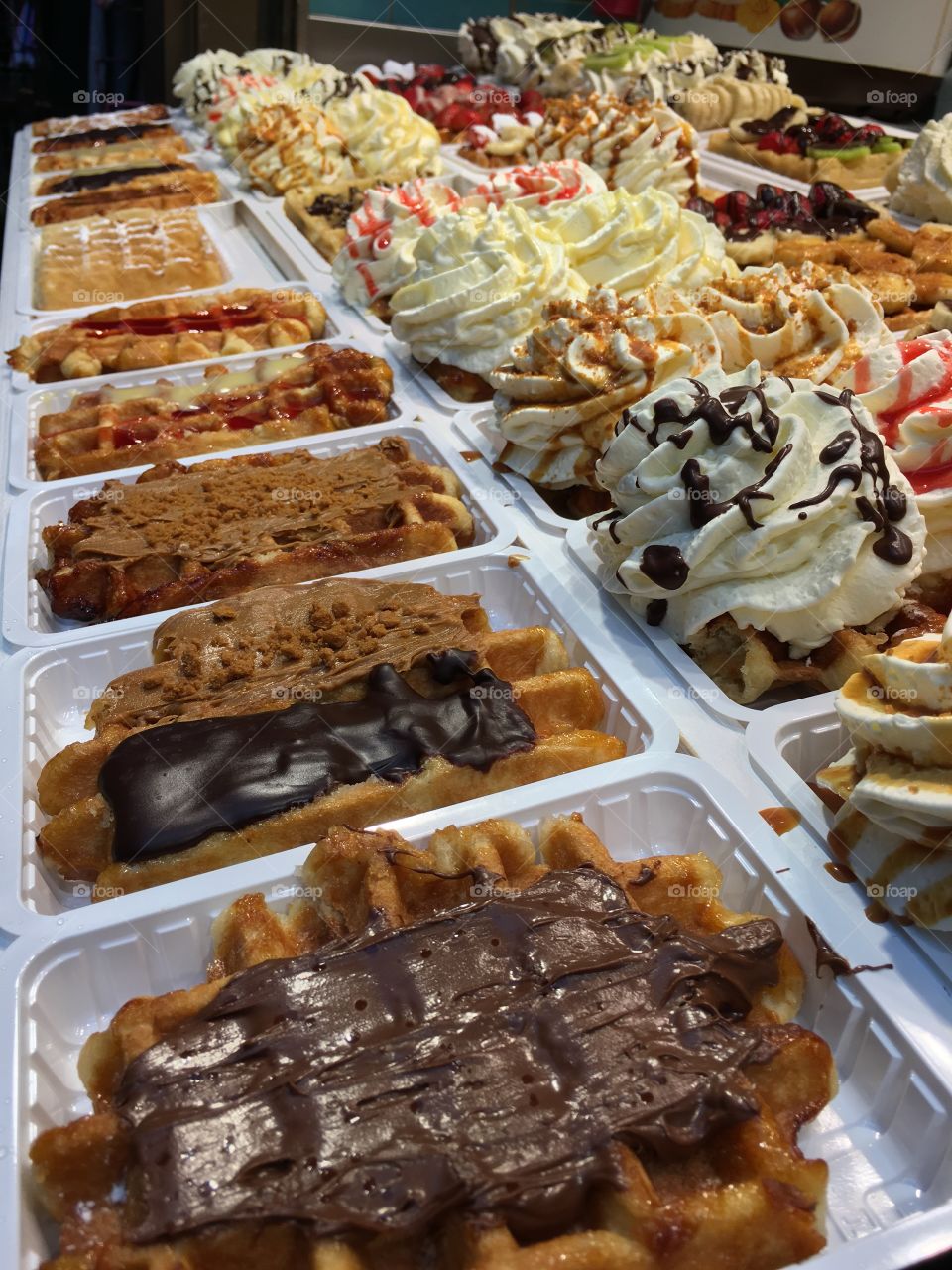 Waffle with variations 