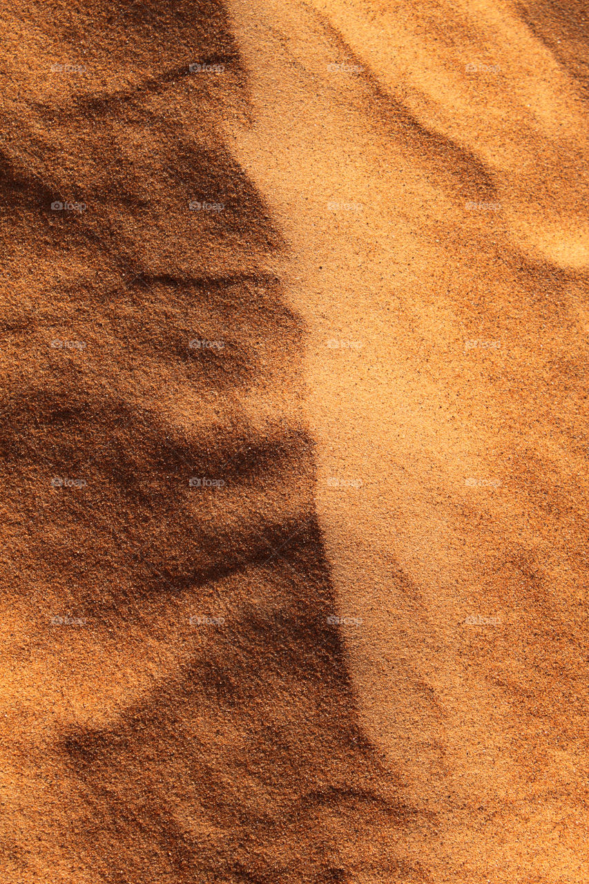 Desert sand texture closeup