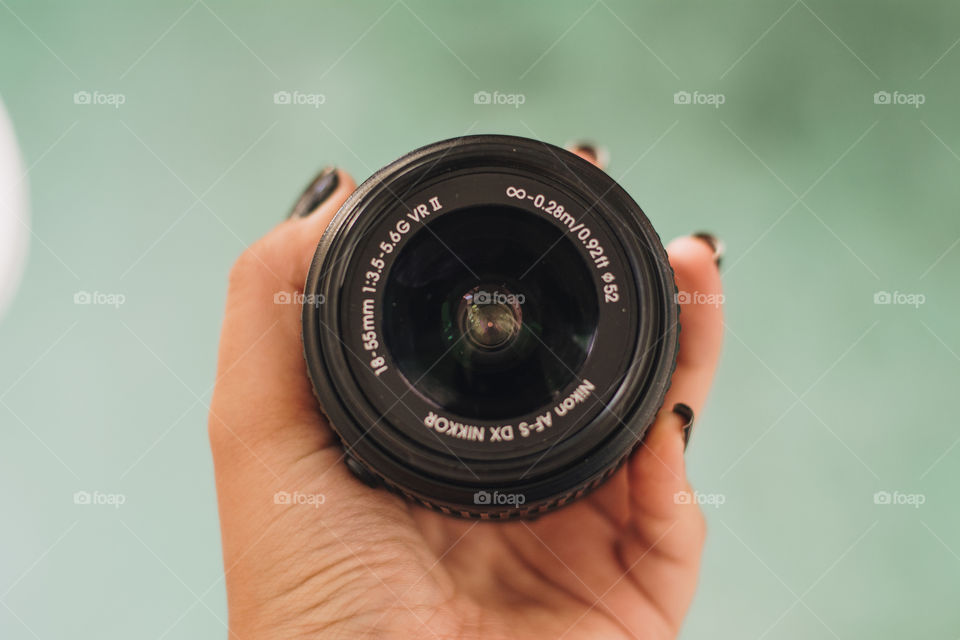 Lens of a camera