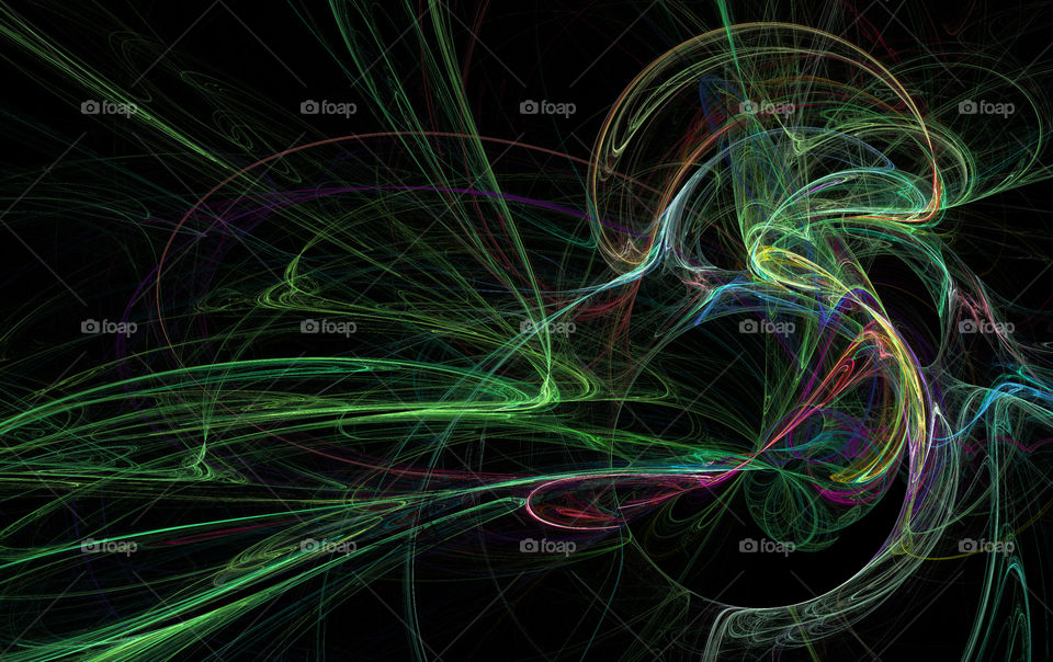 multicolored fractal