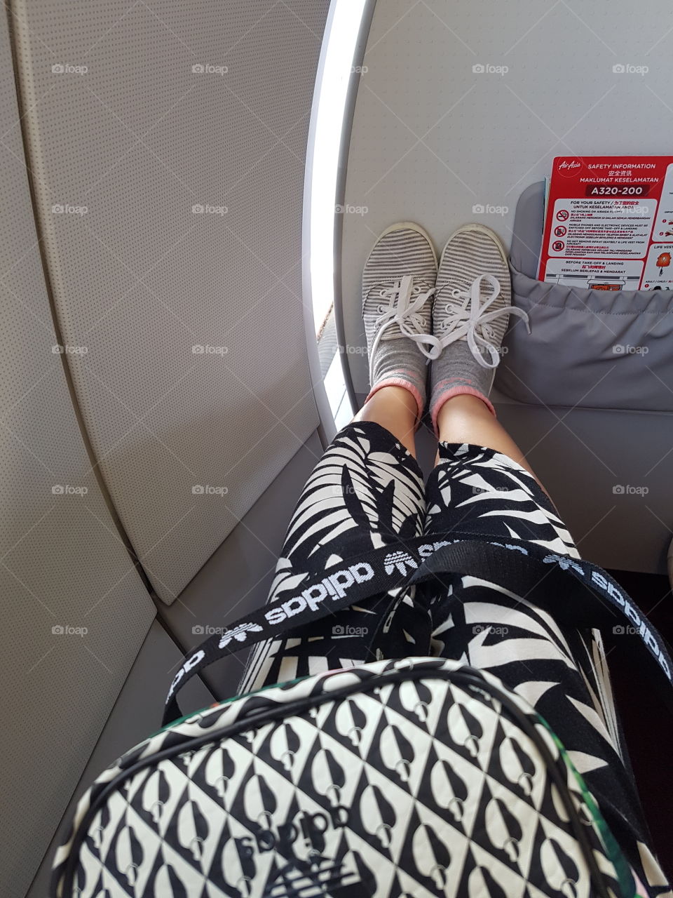 Travelling with Adidas by Airasia