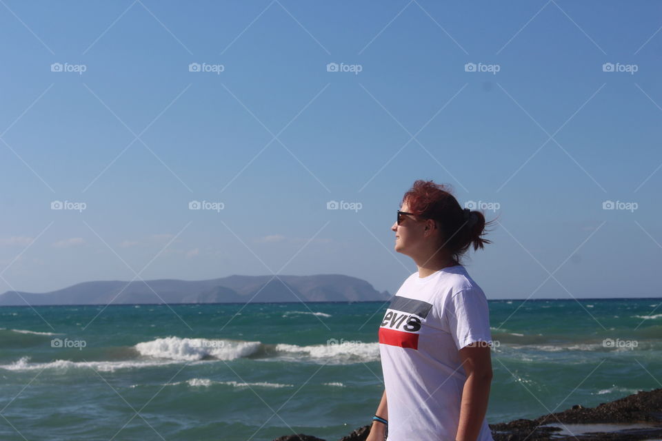 Me on island of Crete, Greece