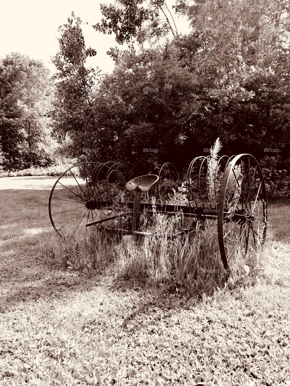 Old school farm equipment 