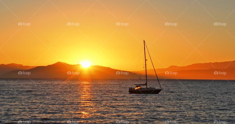 The greatness of a sunset so magical and beautiful.