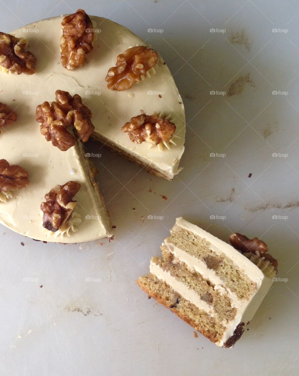Coffee Walnut Cake. Inside my kitchen
