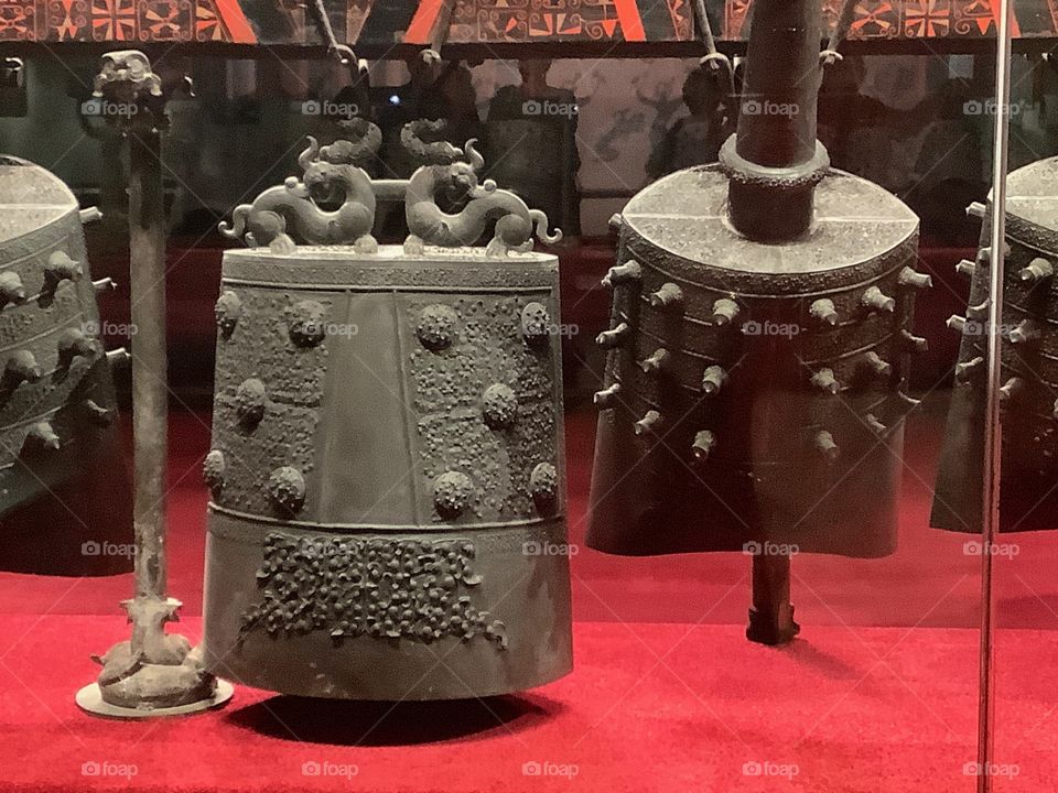 Large bells from Marquis Yin’s tomb China