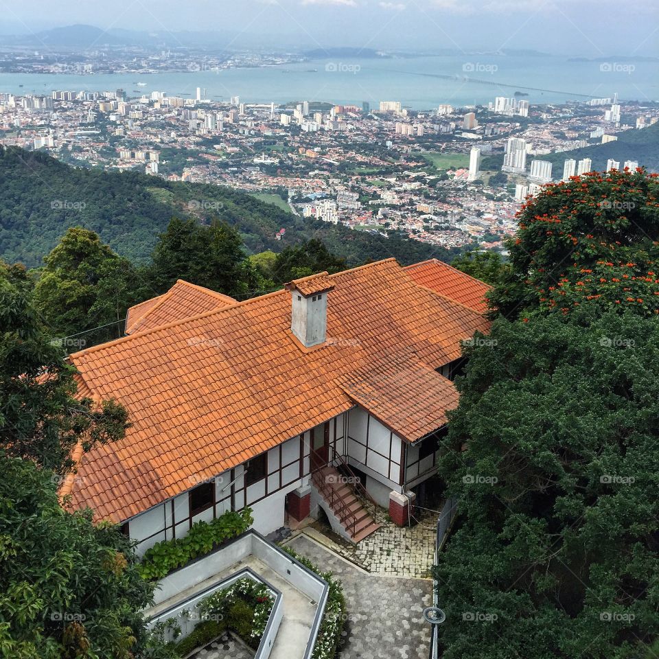 George town look from Penang hill