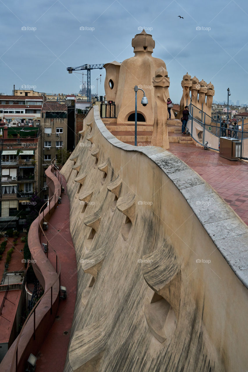 Casa Mila. Chimneys