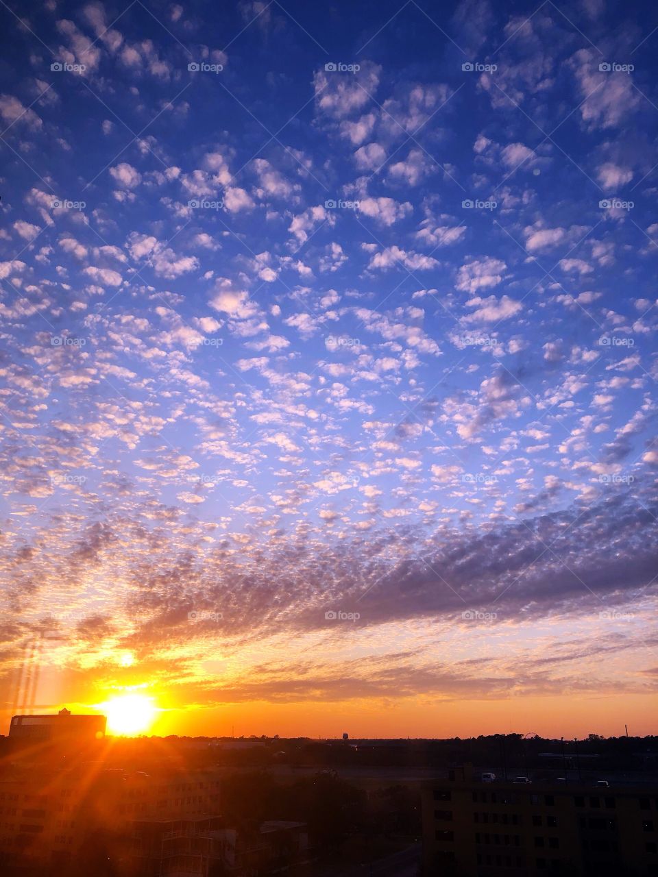 A stunning sunset over Myrtle Beach South Carolina. 