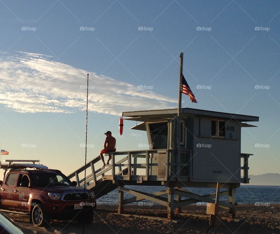 Lifeguard,  Redondo beach, CA