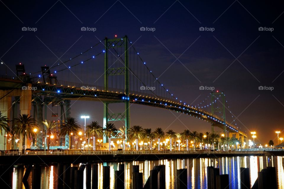 Vincent Thomas Bridge. San Pedro, CA