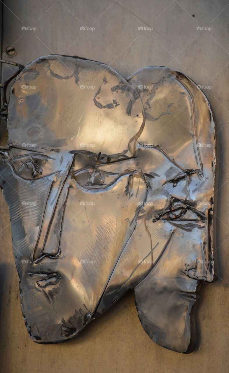 Art on a wall in Stockholm