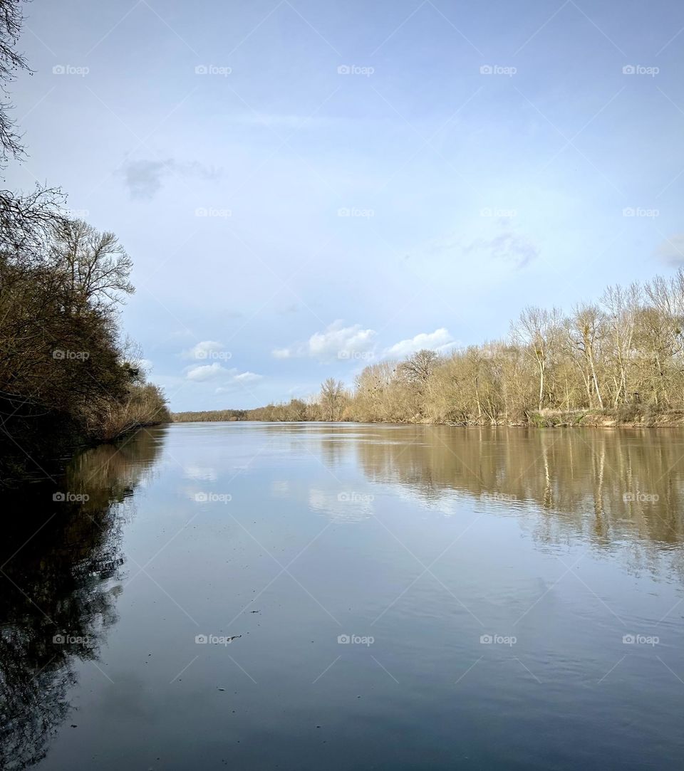 River Vienne , Décember 2022 . 
