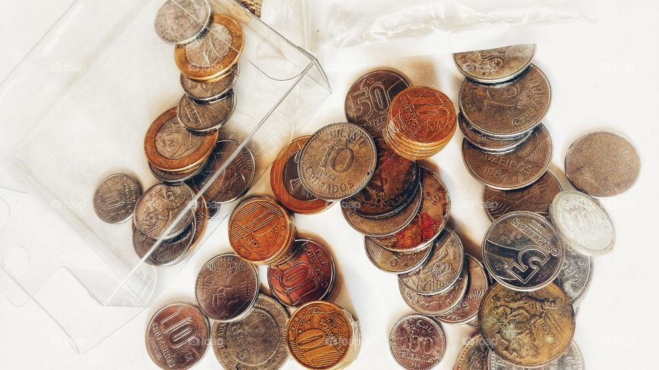 velhas moedas