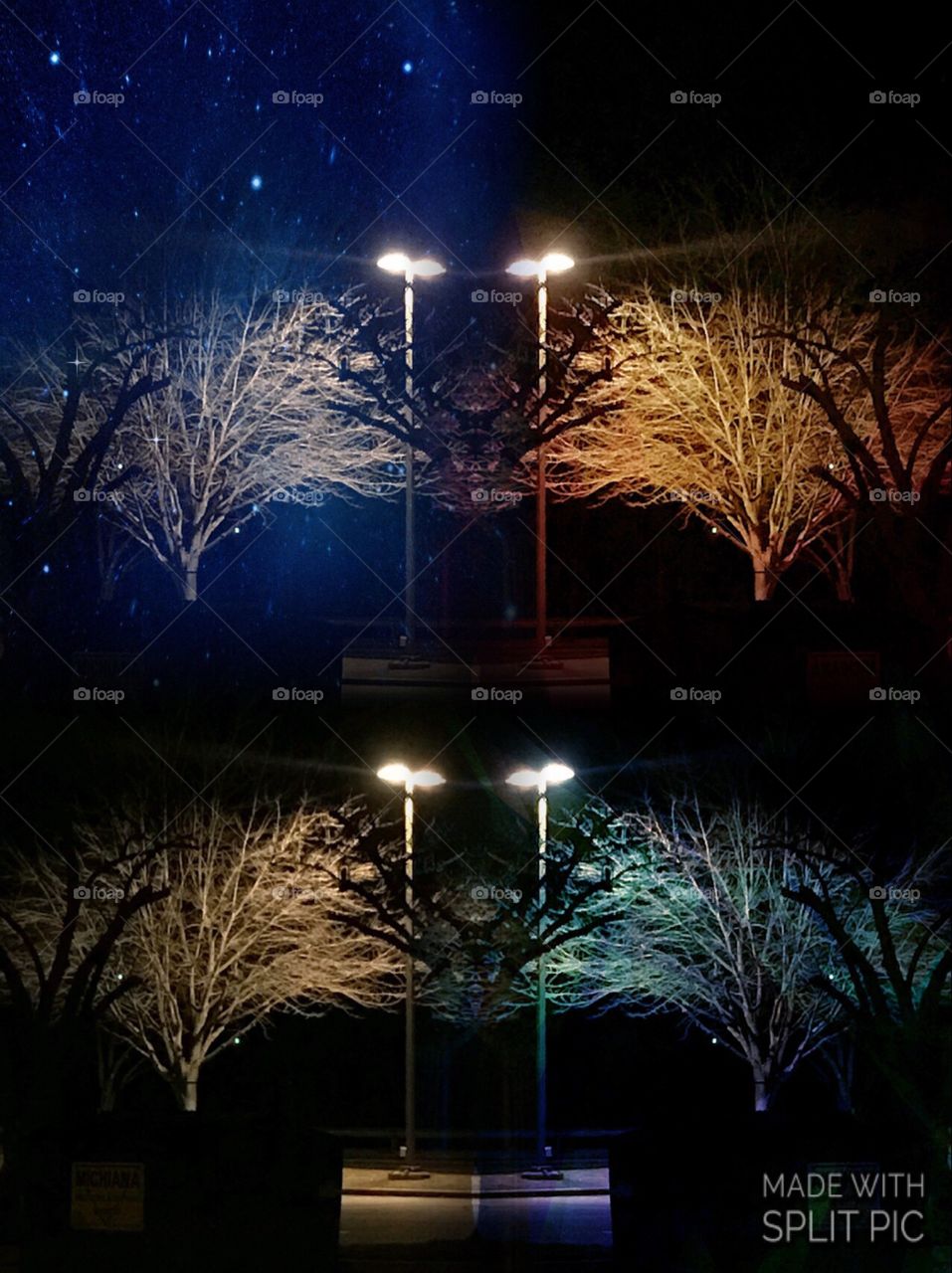 Street lamp color duplicates
