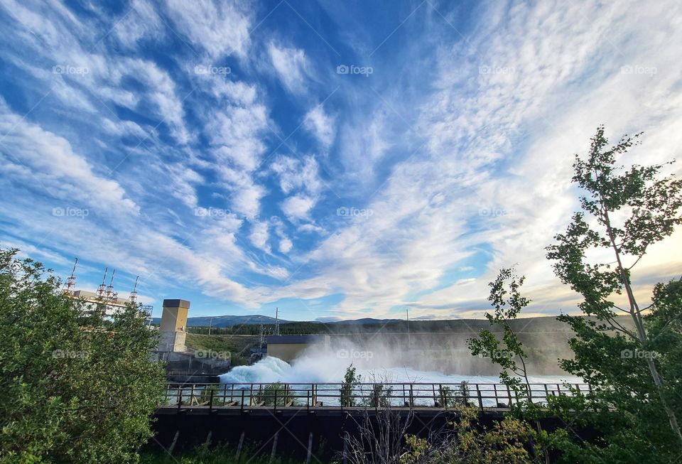 So much power the dam holds back