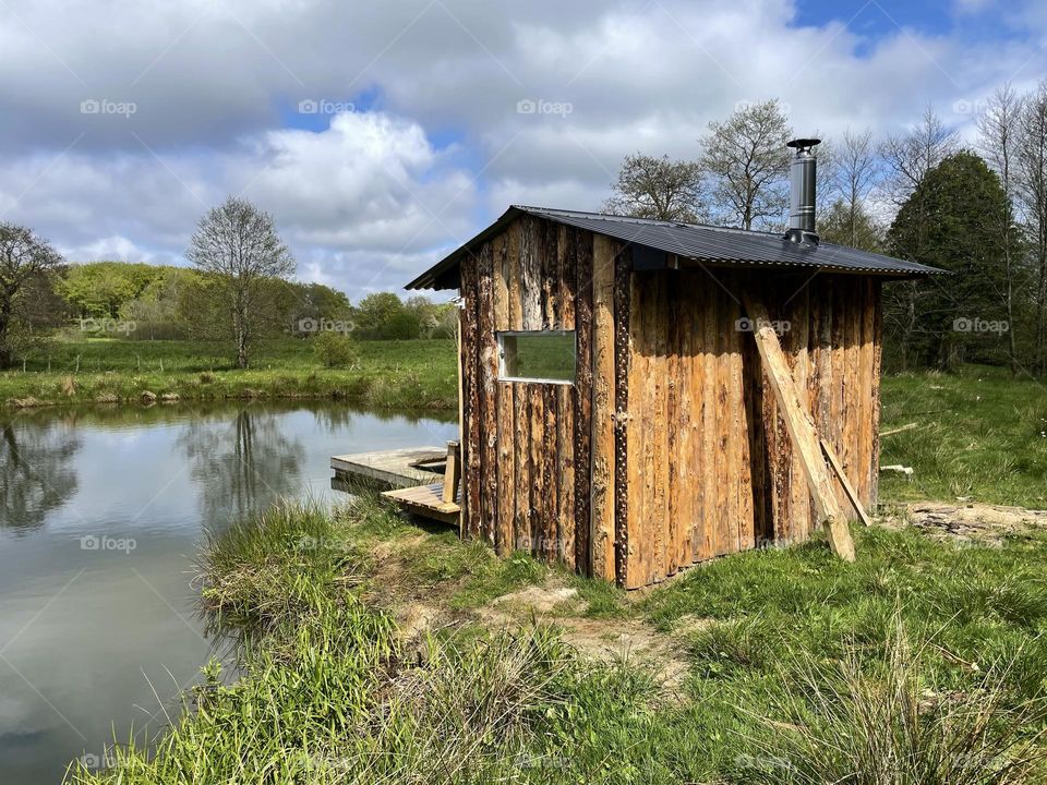 Sauna by the lake